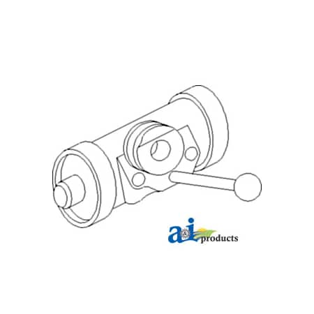 A & I Products Cylinder, Wheel Drum (RH) 4" x4" x2" A-67112604